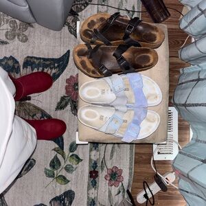 Birkenstock Sandals in Black and Gray